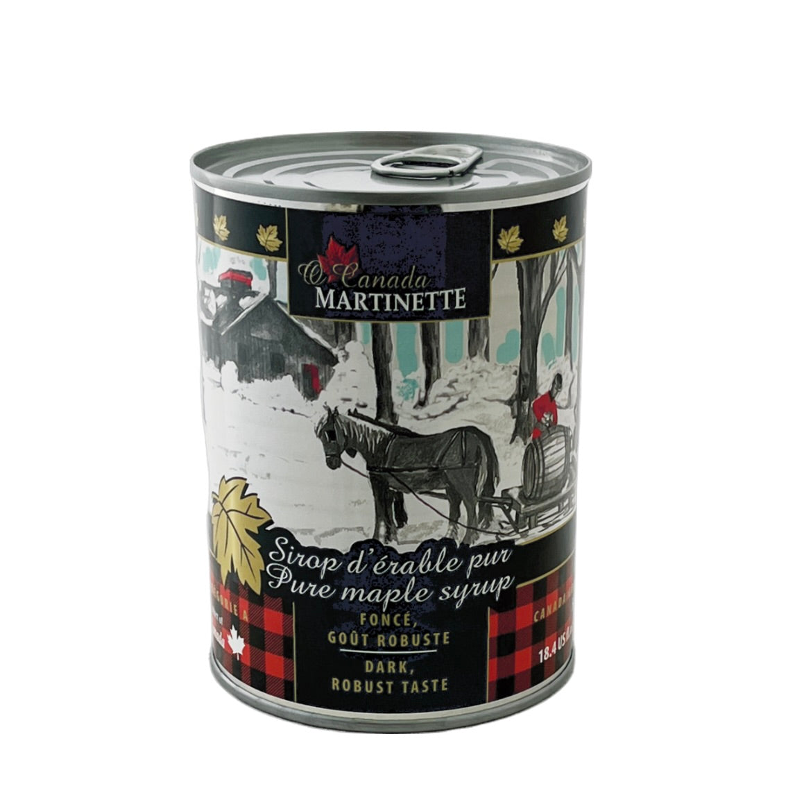 Pure maple syrup - purer Ahornsirup aus Kanada, Klasse A, Dark, traditionelle Dose 540ml