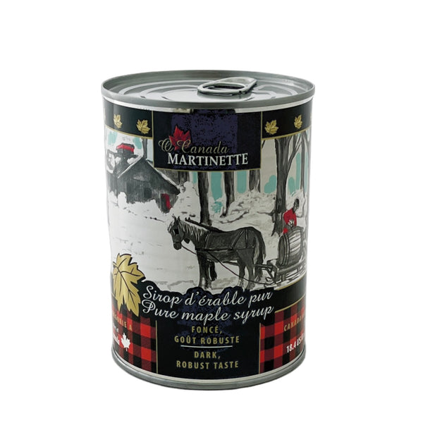 Pure maple syrup - purer Ahornsirup aus Kanada, Klasse A, Dark, traditionelle Dose 540ml